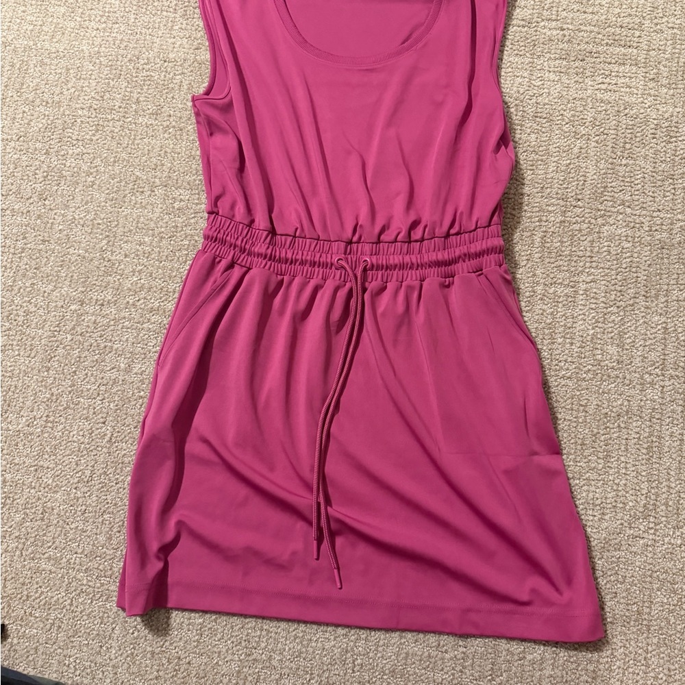 Lou & Grey Luvstretch Drawstring Pocket Dress